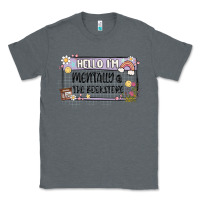 Charcoal Heather hello im mentally at the bookstore Classic Tee - MaliasSmallBusiness