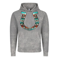 Cloud Rock serape turquoise horseshoe Vintage Hoodie - Jasminsmagicworld