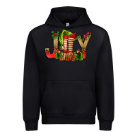 Black joy christmas with elf bbs Urban Hoodie - BundleAndBundleShop