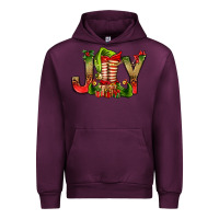 Mauve Wine joy christmas with elf bbs Urban Hoodie - BundleAndBundleShop