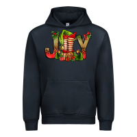 Navy joy christmas with elf bbs Urban Hoodie - BundleAndBundleShop