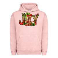 Pigment Salmon joy christmas with elf bbs Urban Hoodie - BundleAndBundleShop