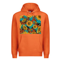 Carrot rustic sunflowers Premium Hoodie - TumblerDesignByShophia