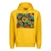 Lemon rustic sunflowers Premium Hoodie - TumblerDesignByShophia