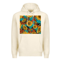 Tofu rustic sunflowers Premium Hoodie - TumblerDesignByShophia