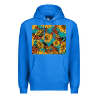 True Royal rustic sunflowers Premium Hoodie - TumblerDesignByShophia