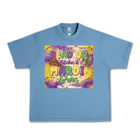 Pebble Blue bead up bitches it's mardi gras Urban Heavy Tee - MaliasSmallBusiness