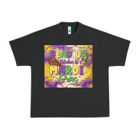 Pigment Black bead up bitches it's mardi gras Urban Heavy Tee - MaliasSmallBusiness