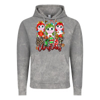 Cloud Rock Merry Christmas unicorns Vintage Hoodie - NancyCooperArtShop