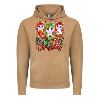 Vintage Camel Merry Christmas unicorns Vintage Hoodie - NancyCooperArtShop