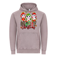 Merry Christmas Unicorns Vintage Hoodie | Teevron