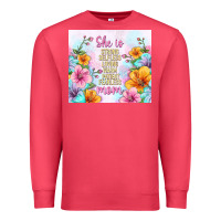Cardinal she is mom with flowers Premium Sweatshirt - TumblerDesignByShophia