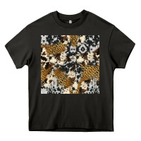 Asphalt cowhide leopard seamless pattern Heavy Core Tee - HRA Design Shop