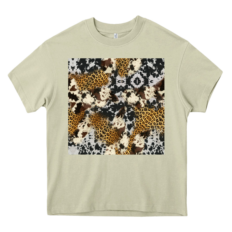 Cowhide Leopard Seamless Pattern Heavy Core Tee by HRA Design Shop | Teevron