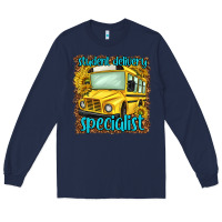 Navy student delivery specialist Long Sleeve Tee - NancyCooperArtShop