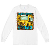 White student delivery specialist Long Sleeve Tee - NancyCooperArtShop