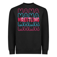 Black wrestling mama Heavyweight Sweatshirt - MaliasSmallBusiness