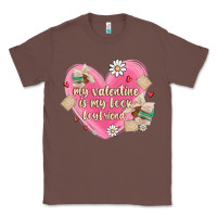 Chestnut my valentine is my look boyfriend Classic Tee - MaliasSmallBusiness