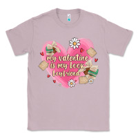 Lilac my valentine is my look boyfriend Classic Tee - MaliasSmallBusiness