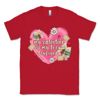 Red my valentine is my look boyfriend Classic Tee - MaliasSmallBusiness