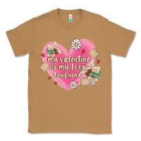 Toasted Coconut my valentine is my look boyfriend Classic Tee - MaliasSmallBusiness
