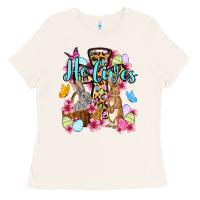 Bone Easter Day He lives Ladies Tee - OliviaCreatesArt
