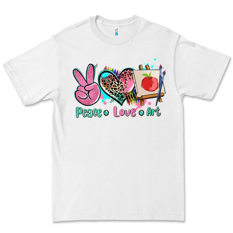 Peace Love Art   Ado Premium Tee by AdoDesignShop | Teevron