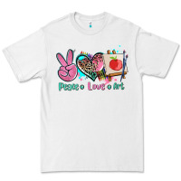 White peace love art   ado Premium Tee - AdoDesignShop