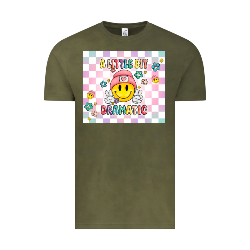 A Little Bit Dramatic Retro Vintage Tee by MaliasSmallBusiness | Teevron