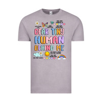 Vintage Zinc dear tiny human behind me Vintage Tee - JahusDesignShop