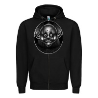 Black Surrealizm Zipper Hoodie - Bettercallsaul