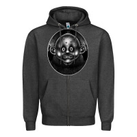 Charcoal Heather Surrealizm Zipper Hoodie - Bettercallsaul