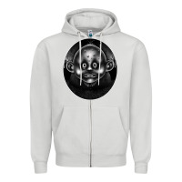 Dove Grey Surrealizm Zipper Hoodie - Bettercallsaul