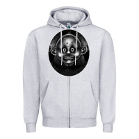 Heather Grey Surrealizm Zipper Hoodie - Bettercallsaul