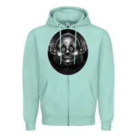 Seafoam Surrealizm Zipper Hoodie - Bettercallsaul