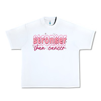 White stronger than cancer Urban Heavy Tee - MaliasSmallBusiness