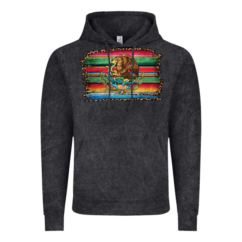 Serape Leopard Mexican Flag Vintage Hoodie by Jasminsmagicworld | Teevron