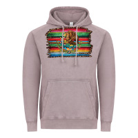 Vintage Zinc serape leopard mexican flag Vintage Hoodie - Jasminsmagicworld