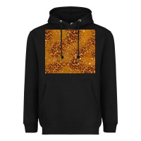 Black glitter cowhide Heavyweight Hoodie - TumblerDesignByShophia