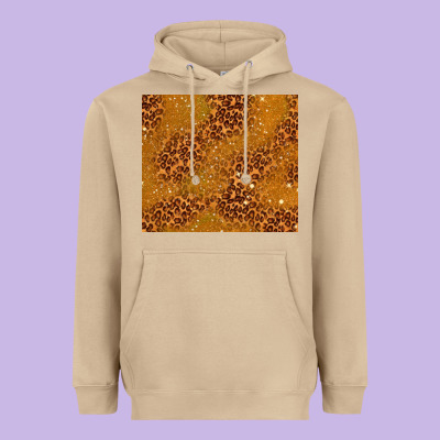 Glitter Cowhide Heavyweight Hoodie Designed By Tumblerdesignbyshophia