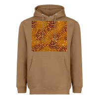 Toasted Coconut glitter cowhide Heavyweight Hoodie - TumblerDesignByShophia
