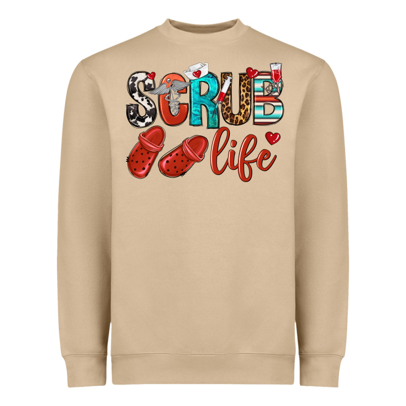 Scrub Life Heavyweight Sweatshirt by NancyCooperArtShop | Teevron