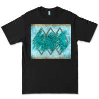 Black turquoise glitter Premium Tee - JahusDesignShop