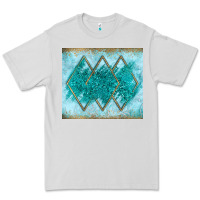 Dove Grey turquoise glitter Premium Tee - JahusDesignShop