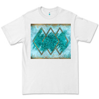 White turquoise glitter Premium Tee - JahusDesignShop