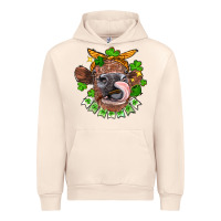 Sandshell St. Patrick's Day cow Urban Hoodie - FaDigitalArtStudio