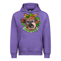 Tulip St. Patrick's Day cow Urban Hoodie - FaDigitalArtStudio