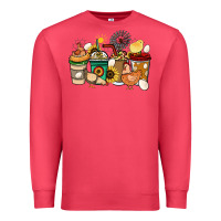 Cardinal Chicken coffee cups Premium Sweatshirt - HowdyJamesFarm