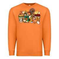 Carrot Chicken coffee cups Premium Sweatshirt - HowdyJamesFarm
