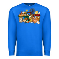 True Royal Chicken coffee cups Premium Sweatshirt - HowdyJamesFarm